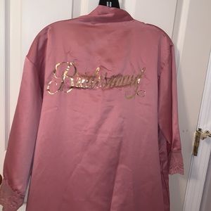 Pink Bridesmaid Robe